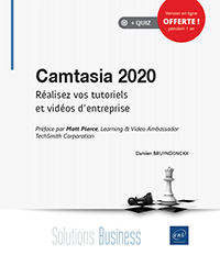 Camtasia 2020 - Réalisez vos tutoriels et vidéos d'entreprise - Couverture